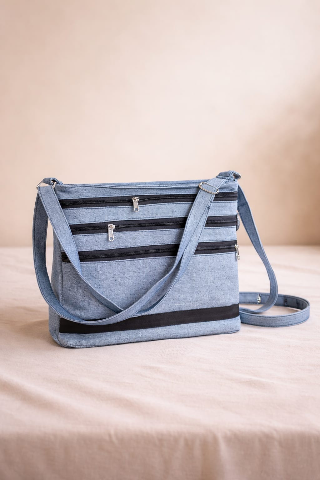 Liochoice denim shoulder bag